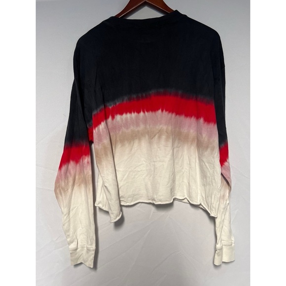 Daydreamer Black and Red Crop Hoodie - Picture 2 of 3